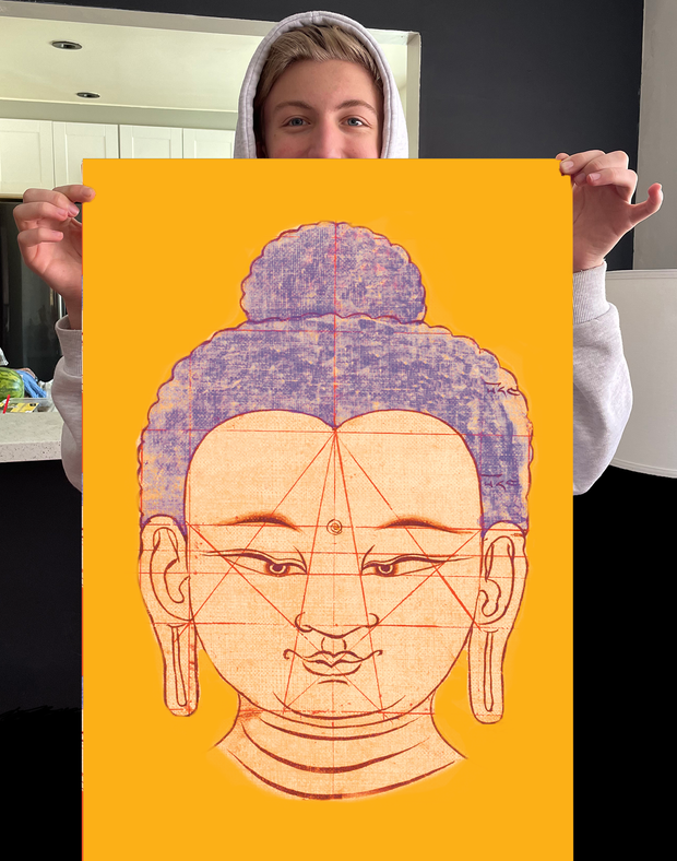 GF09 Buddha Head - Offensive+Delightful Cards