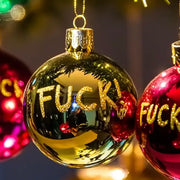 SWEAR ORNAMENTS christmas card