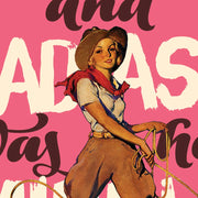 BADASS COWGIRL PINK