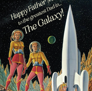 GALAXY DAD father's day card