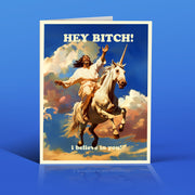 HEY BITCH! jesus unicorn