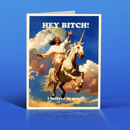 HEY BITCH! jesus unicorn