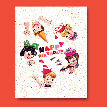 LITTLE SHIT! pink birthday