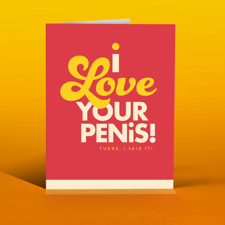 LOVE PENIS  love card