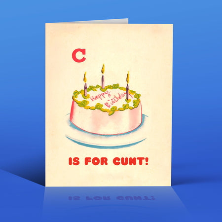 BIRTHDAY CAKE C is FOR C*! Style No.NW03