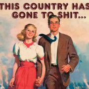 THIS COUNTRY couple, love, political greeting card