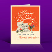 LITTLE SHITS! kittens birthday card