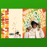 BADASS BIRTHDAY MAN birthday card