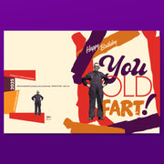 OLD FART birthday card