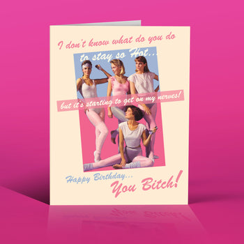 80's WORKOUT | birthday card