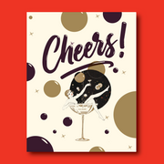 CHAMPAGNE GLASS GIRL