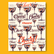 CHEERS MANY DRINKS! congrats