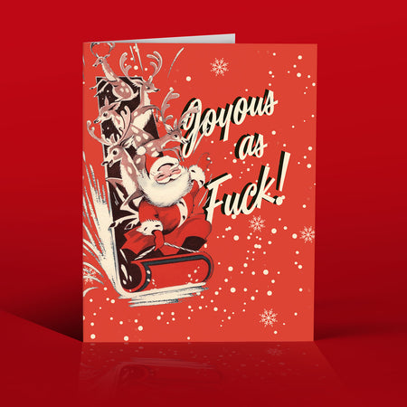 JOYOUS AF!!! christmas card