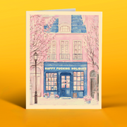 French Bldg Holidays christmas card