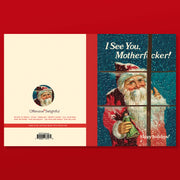 I SEE YOU MOFO SANTA! christmas card