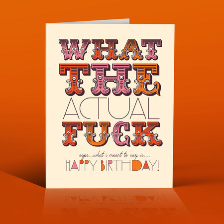 WTF!!!!!! birthday card