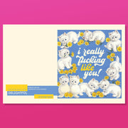 LIKE YOU KITTENS! love card